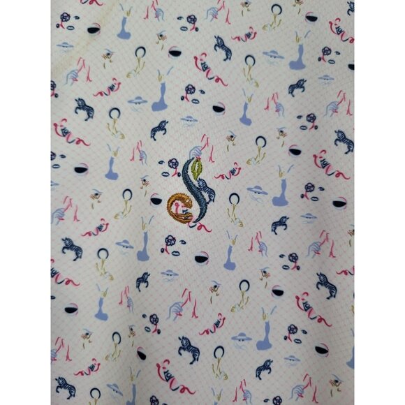 Peter Millar Women's SZ M Sleeveless Polo Tank Top Golf Athleisure Logo UFP 50+ - Picture 3 of 8